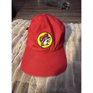 BUCEES Hat Adjustable Strap Embroidered Logo Cap great shape